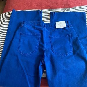 Zara blue bell bottom jeans